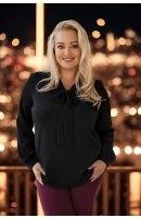 M46201 BLUZKA AMELIA CZARNA M46201 BLUZKA AMELIA CZARNA